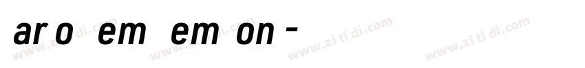 Barlow Demi SemiCond字体转换